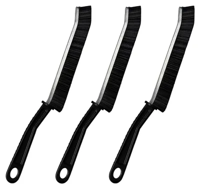 Produktbild von 3 Stück Eckenreinigungsbürsten mit Hartborsten für Küche und Badezimmer