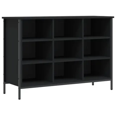 Obrázok produktu pre vidaXL Stojan na topánky čierny 100x35x70 cm Materiál drevo