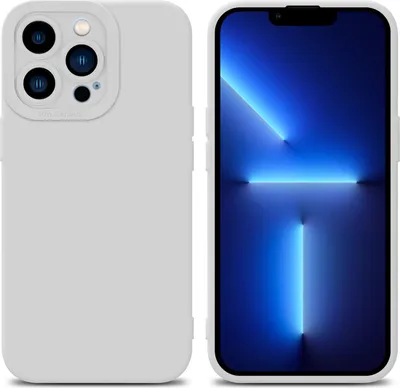 Zdjęcie produktu dla Pokrowiec Cadorabo do Apple iPhone 13 PRO w kolorze białym, silikonowe etui TPU na telefon komórkowy