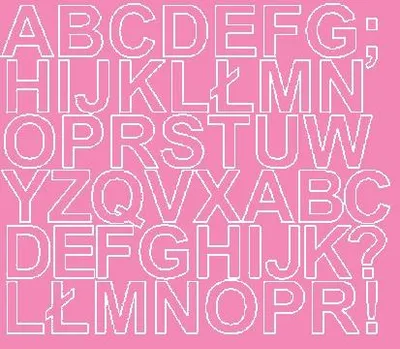 Immagine prodotto di Lettere adesive, 3 cm, rosa opaco