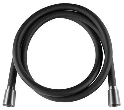 Produktbild von NOPEL Plastik-Duschschlauch, 150cm, Schwarz matt