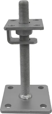 Produktbild von GeZu Impex® Pfostenträger Hans höhenverstellbar M20 x 200 mm, 70 x 70 mm Stützenfuß Pfostenschuh Balkenträger