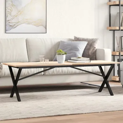 Produktbild von "im " Couchtisch-Gestell in X-Form 140x30x43 cm Stahl - Tischbeine CC16420