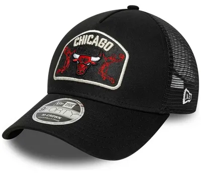 Produktbild von New Era NBA 9FORTY M-Crown A-Frame Trucker Cap Chicago Bulls black