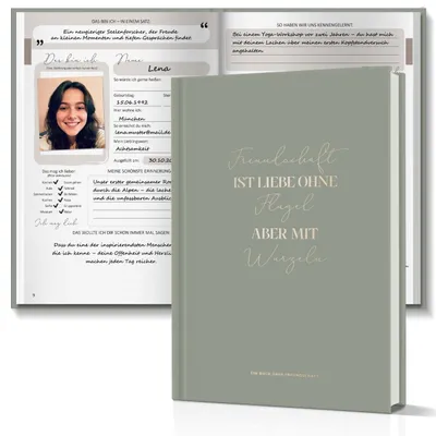 Image de Livre d'amis avec motif textuel, vert
