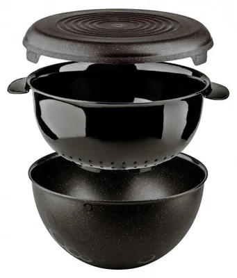 Produktbild von Schüssel mit Sieb und Deckel, Ø 24 cm
