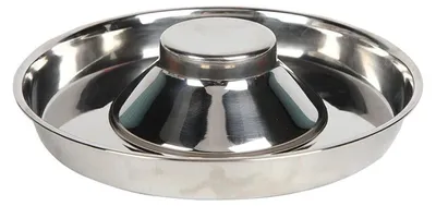 Image de Gamelle en acier inoxydable pour chiens et chats - 26 cm