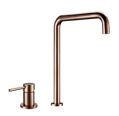 Immagine prodotto di Rubinetto cucina retrò oro rosa ottone moderno RAMOMA LAUFERI