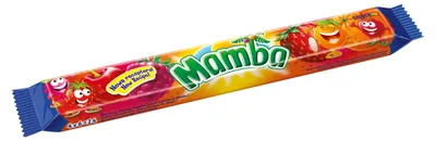 Zdjęcie produktu dla Mamba Owocowa - Rozpuszczalne gumy o smaku truskawki, maliny, pomarańczy i wiśni, 106 g