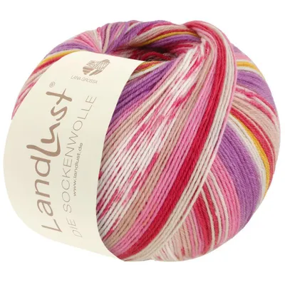 Produktbild von Lana Grossa LANDLUST DIE SOCKENWOLLE 100 g 4-fach Sockenwolle, Farbe:315 - Streifen/Jacquard