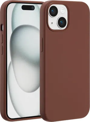 Immagine prodotto di Custodia in silicone liquido Accezz con MagSafe iPhone 15 - New Tea Brown