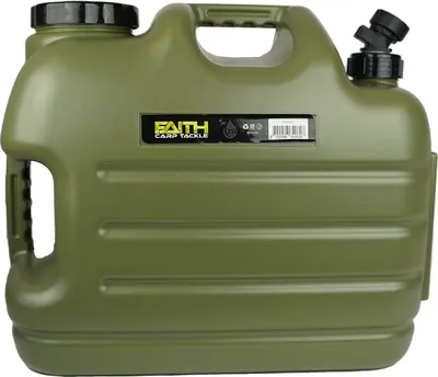 Produktbild von Faith Jerrycan 25 L Kanister mit Hahn, 25 Liter - 42,0 x 24,0 x 34,5 cm