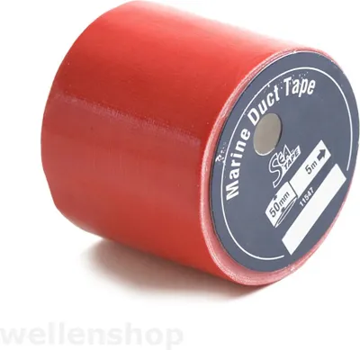Produktbild von Marine Gewebeband, rot, 50 mm x 5 m, selbstklebend, wasserdicht