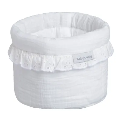 Produktbild von Baby's Only Korb Calm - Weiß - Ø20 cm