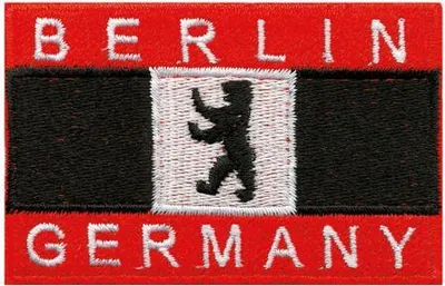 Produktbild von AUFNÄHER - Berlin - 00486 - Gr. ca. 8cm x 5cm - Patches Stick Applikation