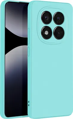 Obrázok produktu pre Avizar, puzdro pre Redmi Note 14 Pro a 14 Pro Plus, polotvrdé s povrchom Soft-touch, tyrkysové