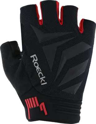 Produktbild von Roeckl Unisex Isera 2 Fahrradhandschuhe black/red 6.5