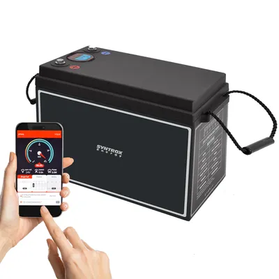 Produktbild von Syntrox Energy LiFePO4 Batterie 24V 100Ah BMS Bluetooth IP65