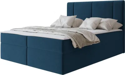 Produktbild von MIRJAN24 Boxspringbett mit zwei Bettkästen Michelle, Schlafzimmer, Dopellbett mit Topper (Farbe: Manila 26, Größe: 180x200 cm)