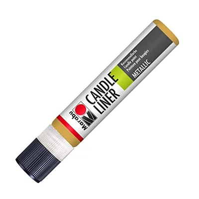 Produktbild von Marabu Candle-Liner, Gold, Farbe auf Wasserbasis, Flüssigkeit, 25 ml, 1 Stück(e)