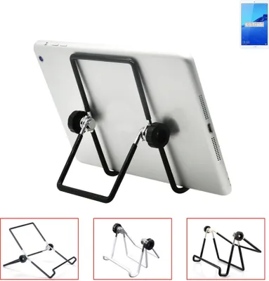 Produktbild von K-S-Trade Tablet-Ständer Tablet-Halterung Tablet-Aufsteller kompatibel mit Huawei MediaPad M5 Lite 8.0 Wi-Fi faltbarer Tischständer Tablet Halterung