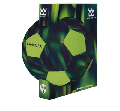 Produktbild von Waboba Neopren-Strandfußball Größe 5 grün orange