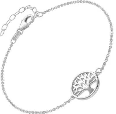 trendor 15809 Mädchen-Armband mit Lebensbaum 925 Silber 1