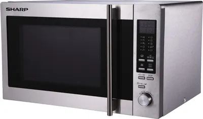 Zdjęcie produktu dla Sharp Home Appliances R-92STW, Blat, Kuchenka mikrofalowa kombinowana, 28 l, 900 W, Wbudowany wyświetlacz, Przyciski, obrotowy