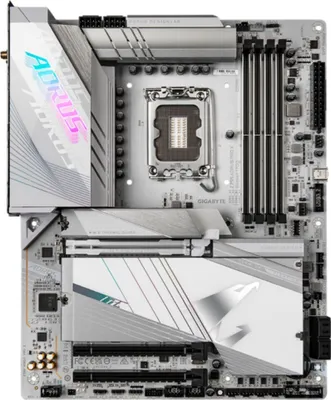 Produktbild von Gigabyte Z790 AORUS PRO X - Základná doska - ATX - pätica LGA1700 - čipová sada Z790 - USB 3.2 Gen 1, USB 3.2 Gen 2, USB-C 3.2 Gen2, USB-C 3.2 Gen 2x2 - 5 Gigabit Ethernet, Bluetooth, Wi-Fi 7 - integrovaná grafika (vyžaduje CPU)