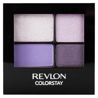 Obrázok produktu pre Revlon ColorStay 16-Hour Eye Shadow, Krém, Dymový, Fialová, Seductive, 4 farba/farieb, Matte, Leštený povrch