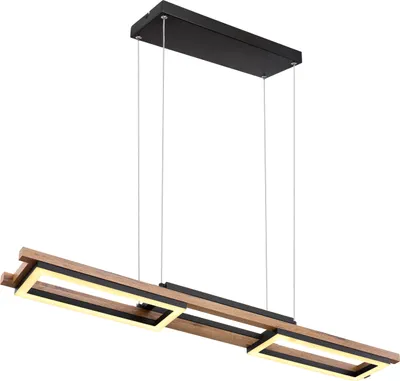 Produktbild von Globo Lighting Hängeleuchte Metall schwarz matt, LED