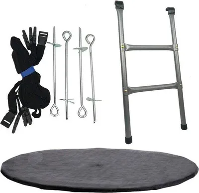 Produktbild von Famanu Zubehörset für Trampoline - Wetterfest und stabil