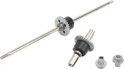Immagine prodotto di Parti di ingranaggio del differenziale anteriore posteriore in metallo inossidabile per auto telecomandata Wltoys 12428 12427