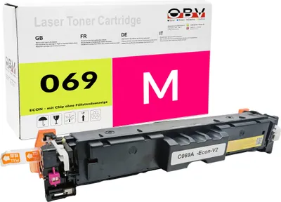 Produktbild von OBV Kompatibel, mit Chip ohne Füllstandsanzeige 069 5092C002 Toner passend für Canon LBP-673Cdw LBP-674 MF753 MF756 MF751 MF752Cdw MF754Cdw ohne Füllstandsanzeige - magenta 1900 Seiten