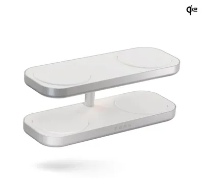 Immagine prodotto di Caricabatterie wireless ZENS Quattro Pro 4 Qi2 bianco
