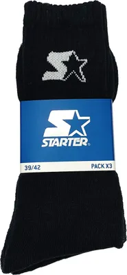 Produktbild von STARTER SOCKEN MÄNNER - 3ER PACK, Farbe:Black, Größe:39/42