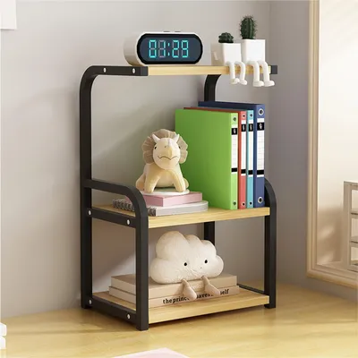 Immagine prodotto di Solidchoice - Libreria da scrivania in legno e organizer per scrivania (33 cm)