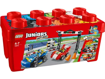 Produktbild von LEGO Juniors Rennauto Ralley 10673