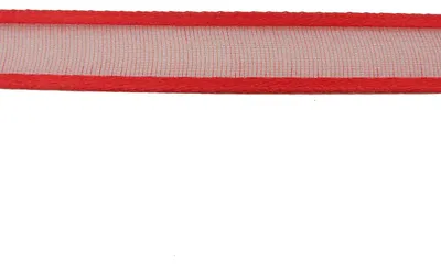 25m Geschenkband 10 mm, #645 rot, Zierband, Dekoband, Schleifenband