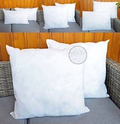 JACK 2er Set Innenkissen Kissenfüllung 30x50 45x45 40x60cm Inlett Wasserfest Wetterfest Kopfkissen Zierkissen Outdoor Kissen, Größe:45 x 45 cm