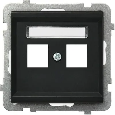 Produktbild von Ospel GPK-2R/p/33, Schwarz, IP20, 71 mm, 33 mm, 71 mm, 76 g