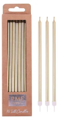 Produktbild von PME CA095, Kerzen, Gold, 16 Stück(e)