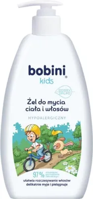 Zdjęcie produktu dla Żel pod prysznic Bobini Kids 500ml Hypoalergiczny Delikatny