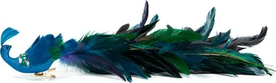 Image de (1 pièce) Peacock Intérieur Ornements décoratifs Oiseau avec clip pour arbre de Noël Décorations de jardin