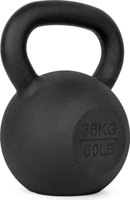 Produktbild von VirtuFit Kettlebell Pro 36 kg aus Gusseisen mit breitem Griff