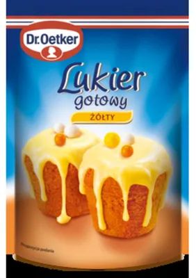 Zdjęcie produktu dla Dr. Oetker Lukier gotowy żółty 100 g