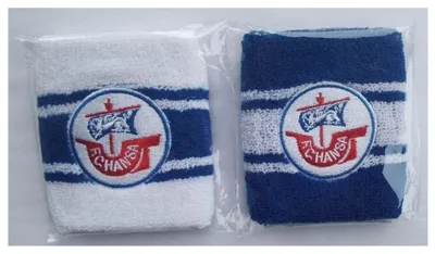 Produktbild von Hansa Rostock Schweißband 2er-Set Blau-Weiß
