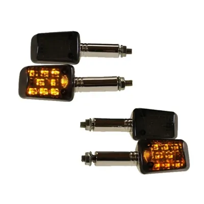 Produktbild von Motorrad LED Blinker Steve chrom getönt 4-er Set