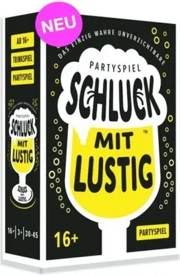 Produktbild von Schluck mit lustig – Das ultimative Party- und Trinkspiel ab 16