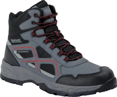 Produktbild von Regatta - Herren Wanderstiefel "Vendeavour" RG9196 (41 EU) (Granitgrau/Tomatenrot)